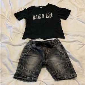 Joes shorts and stem t shirt set size 2t